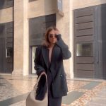 Sofia Andres Instagram – off duty outfit 🖤 #FW24