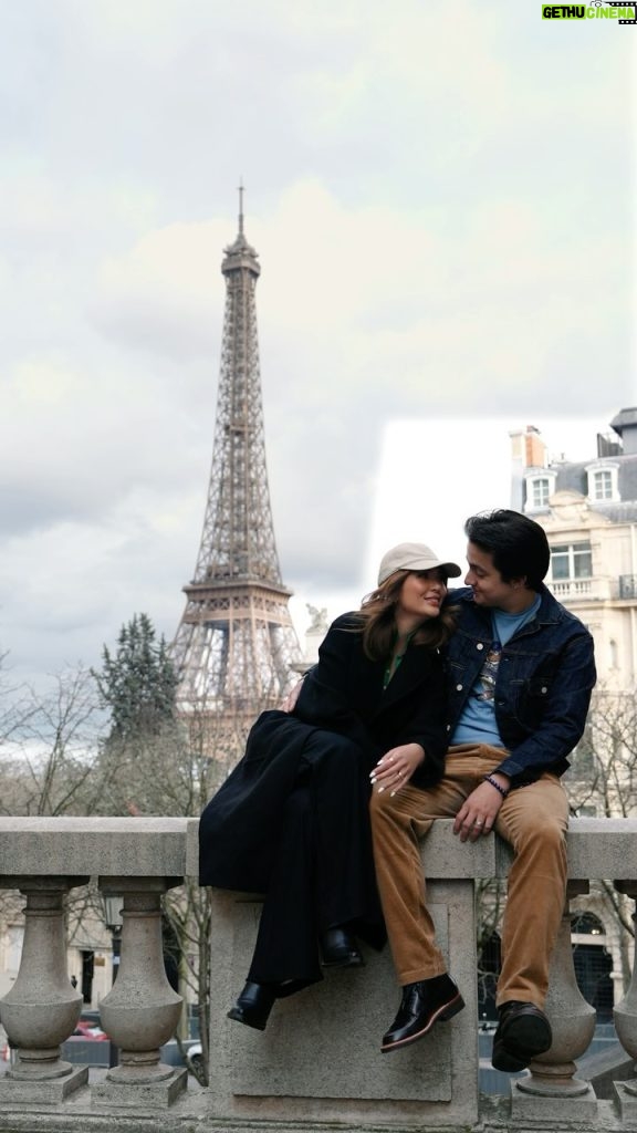 Sofia Andres Instagram - love blooms in the shadow of the eiffel tower 💕🇫🇷 #CityofLove