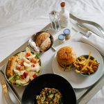 Sofia Andres Instagram - Touched down Paris! Having my first meal before #PFW I can’t believe that I’m here for Fashion week. 🤍 🇫🇷 Paris,France