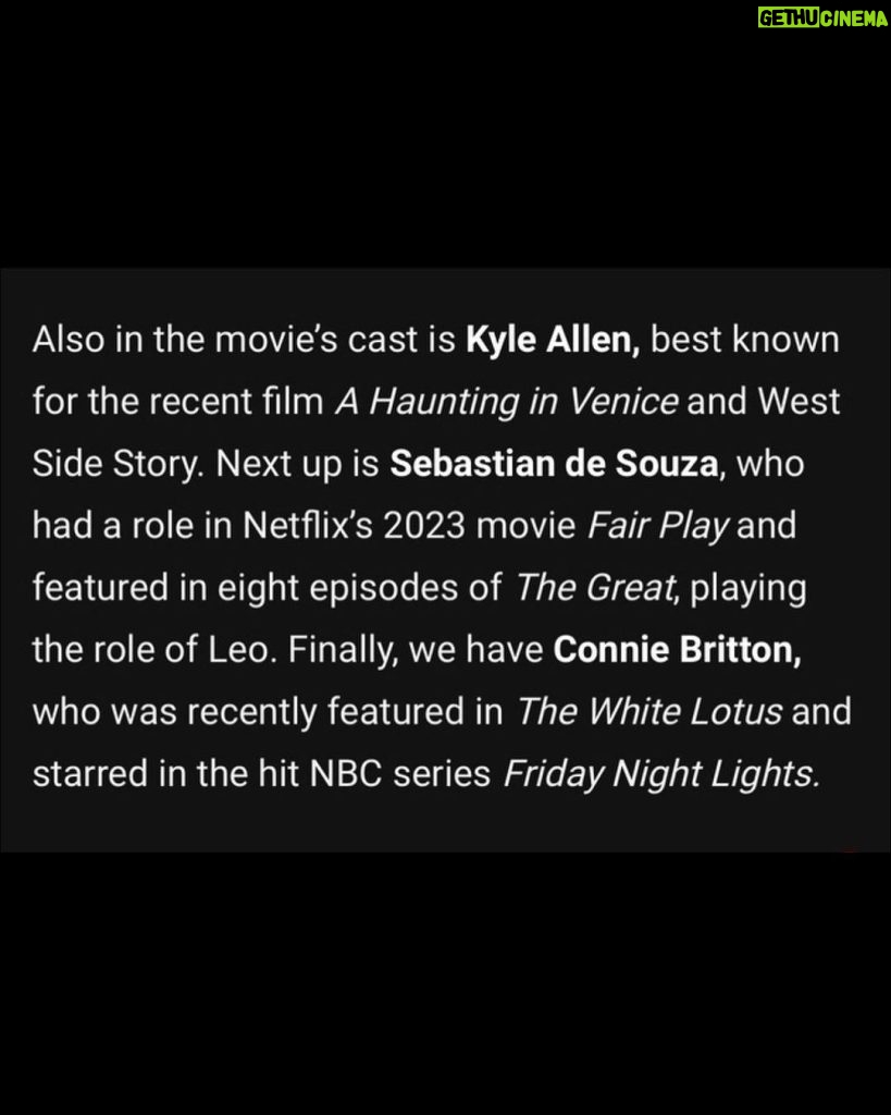 Sofia Carson Instagram - The Life List. . . Coming soon 🌹 To the iconic Connie Britton♥️ I’m so happy to be on this journey together…@conniebritton To the amazing Kyle and Sebastian, I can’t wait to bring this story to life by your side. @kyleallenofficial @sebastiandesouza Here we go…♥️
