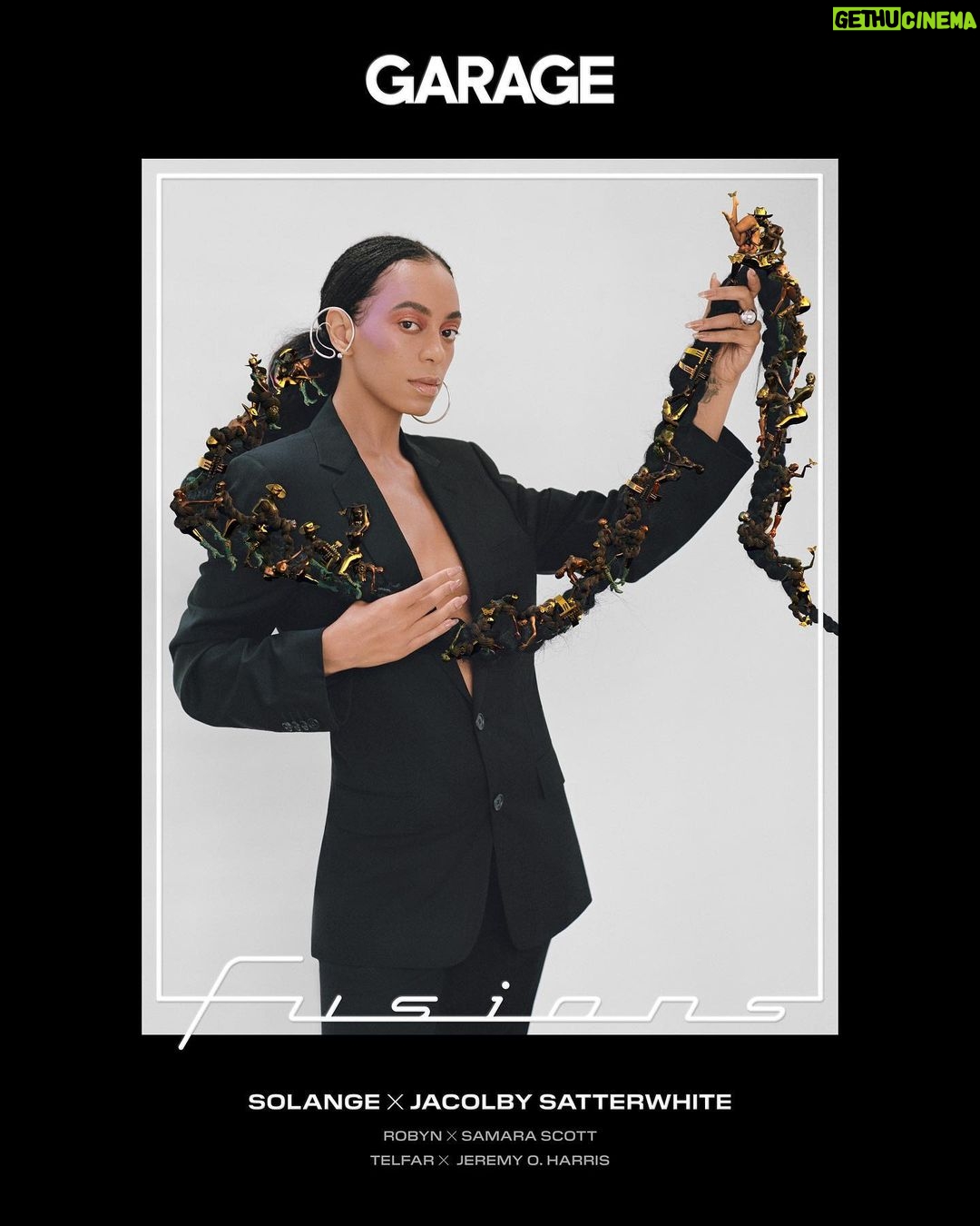 Solange Instagram - 🖤 @garage_magazine 🖤 featuring the brilliant CGI works of tha one & onlyyy @jacolbysatt 🖤🖤🖤🖤🖤🖤🖤🖤🖤🖤