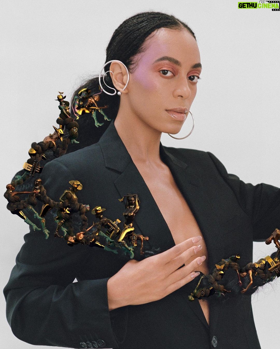 Solange Instagram - 🖤 @garage_magazine 🖤 featuring the brilliant CGI works of tha one & onlyyy @jacolbysatt 🖤🖤🖤🖤🖤🖤🖤🖤🖤🖤