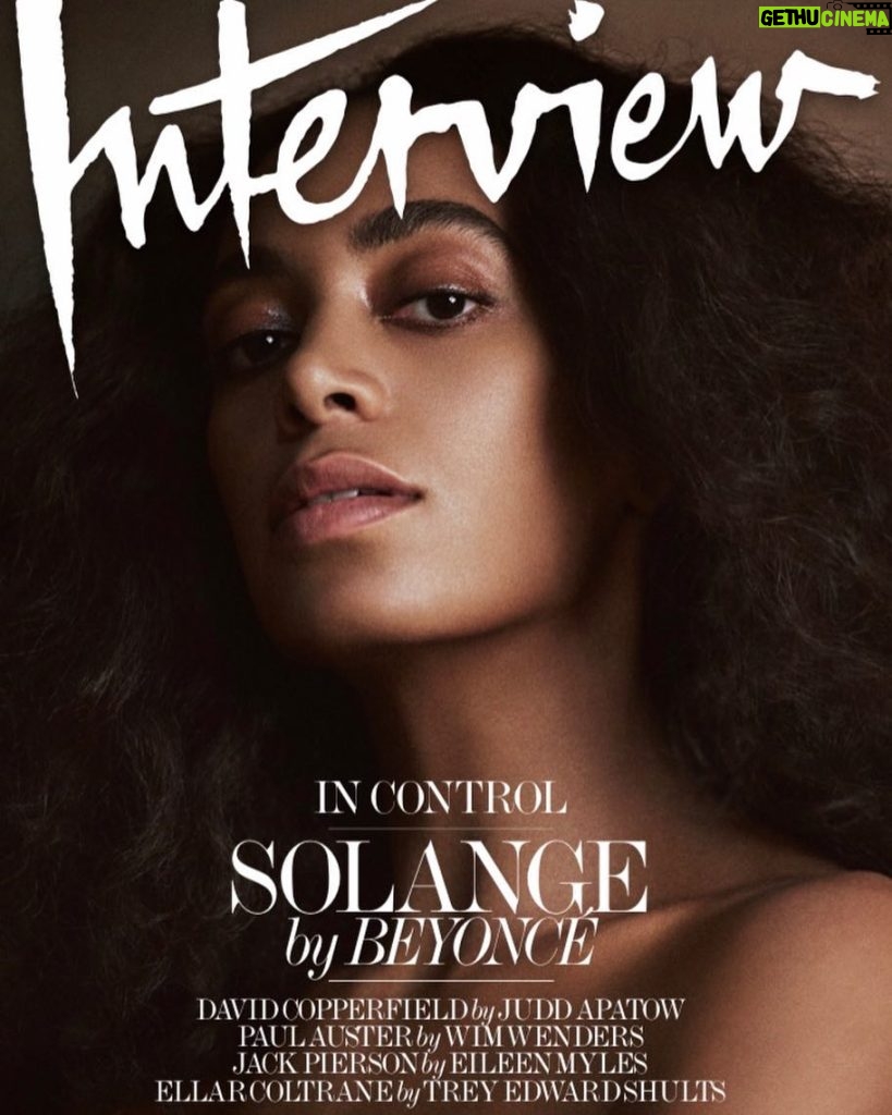 Solange Instagram - After interviewing my mother and father for A Seat At The Table, it feels like full circle to have chosen my sister to interview me for @InterviewMag. Spoke about womanism, growing up in a hair salon, and choosing between "I could fall in love" and "No Me Queda Mas". It is one of my favorites to date.