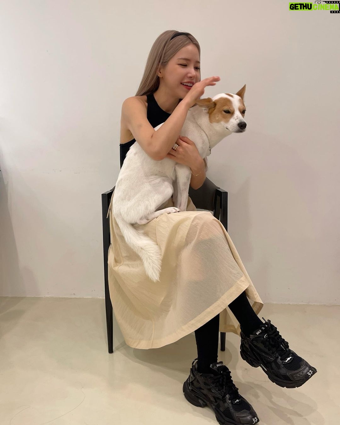Solar Instagram - 용키 계탔어요,,, 용키 개스트쇼에서 강형욱선생님 만났어요,,, 용키 신났어요,,,
