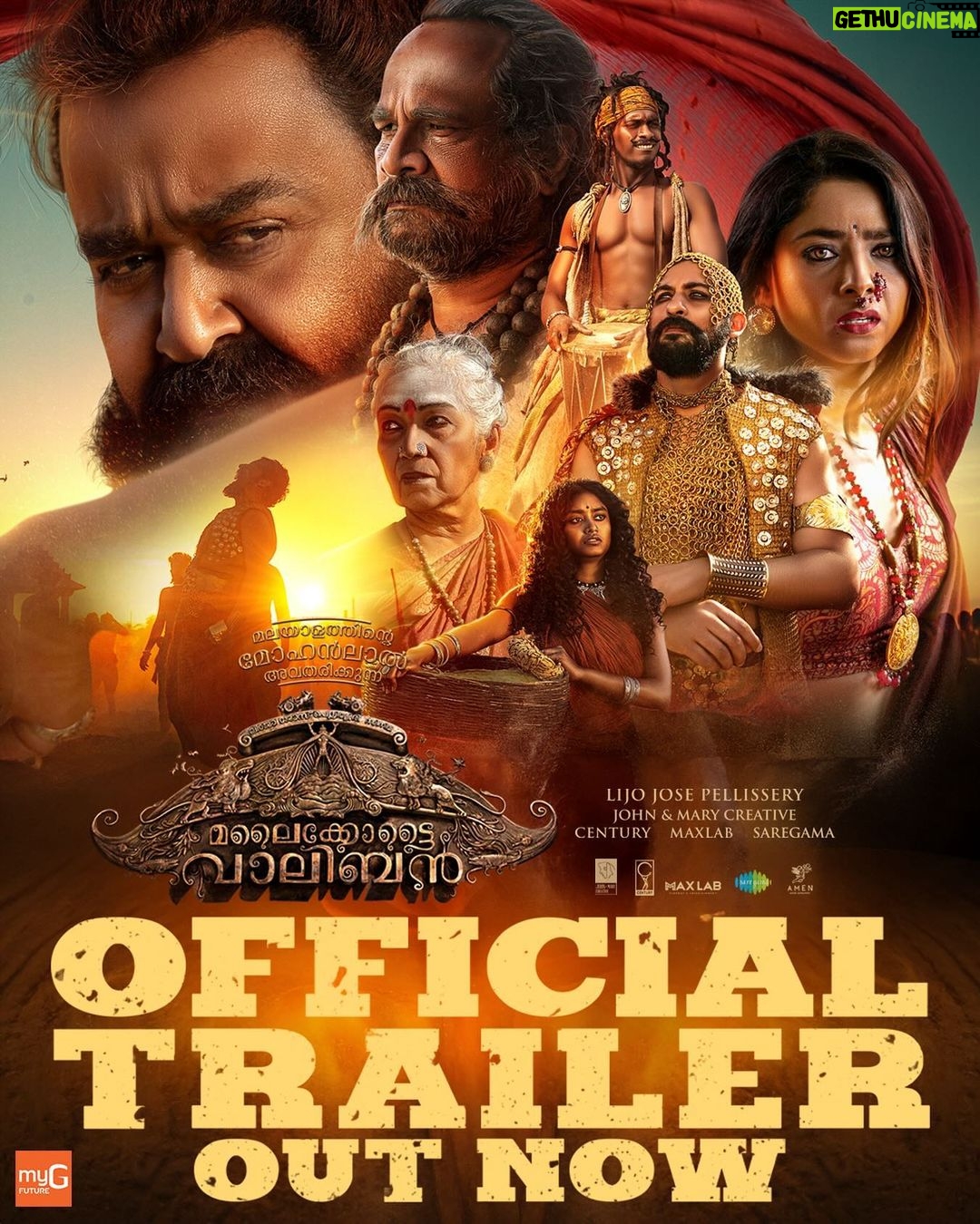 Sonalee Kulkarni Instagram - DISCLAIMER - watch this ONLY on the big screen available with you! The #MalaikottaiVaaliban Official Trailer is out now ๐ Link in bio #VaalibanTrailer #MalaikottaiVaalibanTrailer #VaalibanOnJan25 #vaalibanvaraar . @mohanlal #sonaleekulkarni @lijo_lebowski @shibu_babyjohn @achubjohn @madhuneelakandan #HareeshPeradi @tinu_pappachan @vikrammehra30 @danishsait @katha_nandi @johnandmary.creative @centuryfilms.in #maxlab @yoodleefilms @saregama_official @deepujosephmundakkal @manoj__moses @saregamamalayalam Kochi Kerela, India
