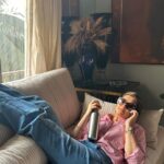 Sonali Bendre Instagram - I’m not lazy, I’m just on energy saving mode. @mrinster 🫣