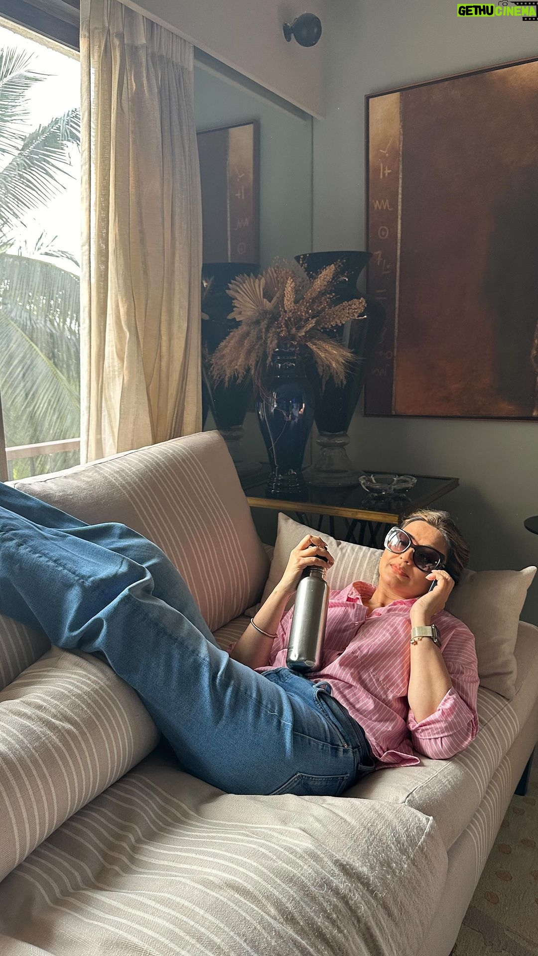 Sonali Bendre Instagram - I’m not lazy, I’m just on energy saving mode. @mrinster 🫣