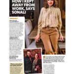 Sonali Bendre Instagram - 𝘞𝘩𝘢𝘵 𝘐’𝘷𝘦 𝘭𝘦𝘢𝘳𝘯𝘵 𝘪𝘴 𝘵𝘰 𝘯𝘦𝘷𝘦𝘳 𝘭𝘦𝘵 𝘪𝘵 𝘩𝘰𝘭𝘥 𝘮𝘦 𝘣𝘢𝘤𝘬. Thank you @neha_maheshwri3 for capturing my story so beautifully!✨ @bombaytimes @delhi.times