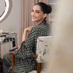 Sonam Kapoor Instagram - Before and After party with my main @rheakapoor (in matching anokhiiii ) Outfit custom @amiralkasm Bag @two.extra.lives Shoes @jimmychoo Styling @rheakapoor and @manishamelwani Style team @sananver @junni.khyriem Make up @makeupbyridhi Hair @komalvora_ photographer @dinesh_ahuja