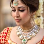 Sonarika Bhadoria Instagram - 18-02-2024♥️✨🧿 Photography @dipak_studios Jewelry @asvpolkis Mua @dipak_nayak1.0 Hair @fatima_ahmed1309 Jewelry pr @colatchofficial