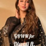 Sonarika Bhadoria Instagram - Lighting Up My Diwali Look ✨ | Get Ready with Me for the Festival of Lights ft. Meesho . Happy Diwali 🪔❤️ @meeshoapp Product codes - Black Suit Set - S-354795725 Ring - S-247304871 Earrings and Mangtikka- 5-260605303 #collab Tnc apply #meesho #meeshoapp #meeshrare #meeshohaul #MeeshoFinds #meeshosuperstar