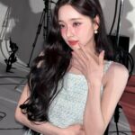 Song Jia Instagram - 🩵 @fingersuit_jp #フィンガースーツ #韓国ネイル #ネイルチップ #セルフネイル