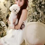 Song Jia Instagram - 첫 가족사진 🐩🐾📸 예쁜 추억 남겨주신 @choimoon_artisan @andrewkwon_studio 감사합니다🫶🏻🎄🤍🪽 곧 유튜브로 영상도 공유할게요 프링이들 행복한 연말 보내용❄️⛸️