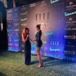 Sonnalli Seygall Instagram - A typical red carpet night, where last 2 pics are all about keeping it real 😉 P.S.- A pre snack is a must before nights like these ! #Latergram from @elleindia #ellelist Outfit @theballroomcouture #redcarpetready #keepingitreal