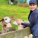 Sonnalli Seygall Instagram - Meet my new best friends 💁‍♀️ Alpacas! Alpaca charecteristics- “Shy, but very curious, quiet, and intelligent”. Somehow I identify with all of the above 💁‍♀️ #newzealandfinds #alpacafarm #cuteanimals New Zealand