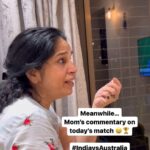 Sonnalli Seygall Instagram - This live commentary was somehow more entertaining 😂 💯 P.S.- #TeamIndia well played! We love you 💙 #indvsaus #indiavsaustralia #iccworldcup2023 #worldcupfinals #indianmoms #funnymoms #cricketfever