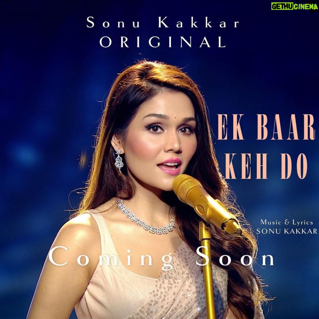 Sonu Kakkar Instagram - Coming Soon ! #EkBaarKehDo #original #song #sonukakkar #single #comingsoon #originalsong