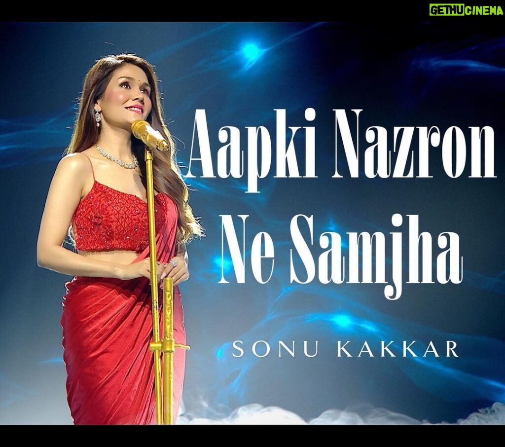 Sonu Kakkar Instagram - Releasing Tomorrow at 11 AM On My YouTube Channel😍 A Humble Tribute to My Fav Lata Mangeshkar Ji with her Iconic Song “Aapki Nazron Ne Samjha” ! Hope you all like it🙏🏻 OUT TOMORROW 5th NOV. At 11 AM ! #sonukakkar