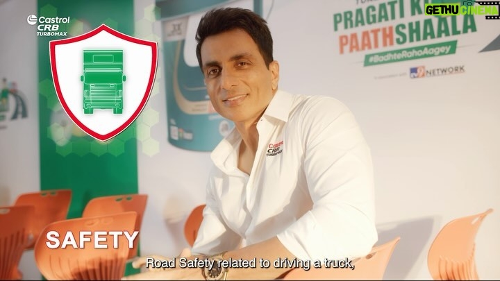 Sonu Sood Instagram - Joining hands with Castrol CRB TURBOMAX Pragati Ki Paathshaala is a privilege! As the campaign ambassador, I salute the truck drivers, the unsung heroes of the transportation industry, for their unwavering dedication. Together, let’s embark on this journey of enabling progress. #BadhteRahoAagey #PragatiKiPaathshaala #CastrolCRBTURBOMAX #Castrol #TV9Network @tv9bharatvarsh https://rb.gy/qp5z58