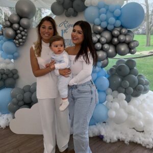 Sophia Grace Brownlee Instagram - rivers 1st bday 🩵🤍🩶