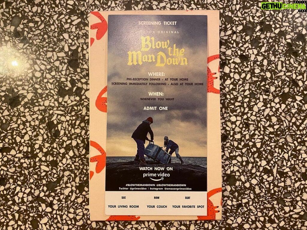 Sophia Lillis Instagram - Thanks so much to Amazon Studios for letting me host a viewing for @blowthemandown in my own home; the meal was delicious and the movie was amazing! So great to see Margo Martindale (who I got to work with in Uncle Frank) and Annette O’Toole (the original grown-up Beverly). Amazon Studios partnered with @jonandvinnydelivery to provide upwards of 10,000 meals to the Los Angeles Mission to those struggling during the COVID-19 crisis.