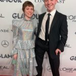 Sophia Lillis Instagram - Thanks so much @glamourmag for inviting me to the 2019 Women of the Year awards! Such an amazing and inspirational night! Dress: @batshevadress Shoes: @louboutinworld Suit: @brooksbrothers Styling: @annakatsanis with assistance from @paulinacastrostyle Hair and makeup: @salonaks @sadahsaltzman Alice Tully Hall