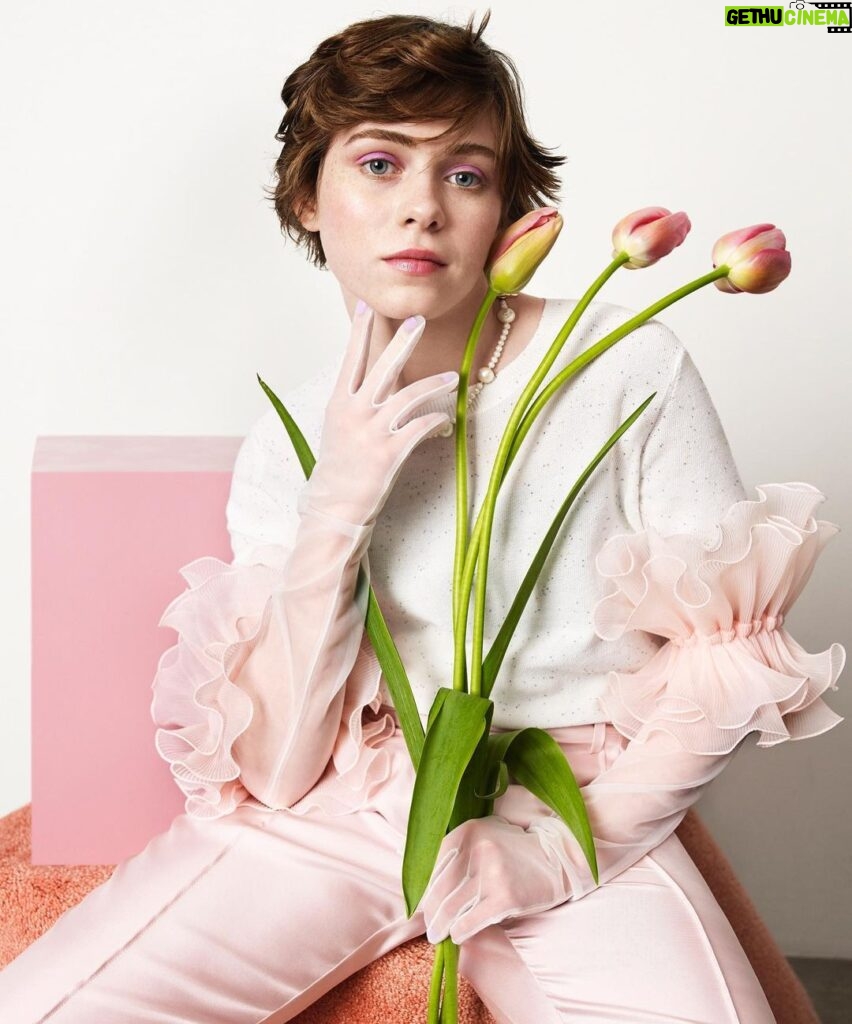 Sophia Lillis Instagram - So honored to be featured on the cover of Issue 13 of @tidalmag ! Order your copy through the link in my bio. Photographer - @nadyawasylko Styling - @calvy.click Hair -  @_sirsa_ Makeup - @misha212 Nails - @michinail Props - @aelisew Writer - @remeez
