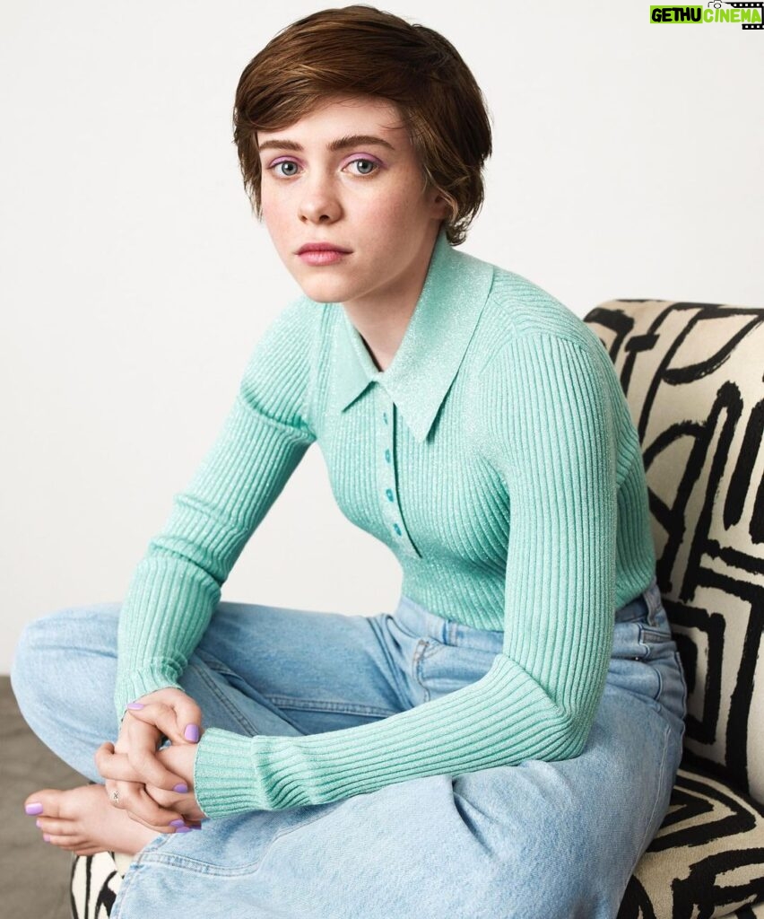 Sophia Lillis Instagram - So honored to be featured on the cover of Issue 13 of @tidalmag ! Order your copy through the link in my bio. Photographer - @nadyawasylko Styling - @calvy.click Hair -  @_sirsa_ Makeup - @misha212 Nails - @michinail Props - @aelisew Writer - @remeez