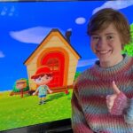 Sophia Lillis Instagram - Thank you so much @nintendo for gifting me Animal Crossing New Horizons along with a matching Switch! I think we could all use a little island getaway right around now. #AnimalCrossing #NintendoSwitch #gift