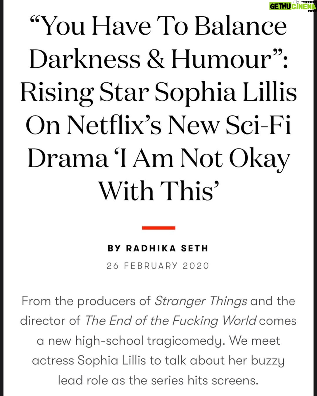 Sophia Lillis - 500.6K Likes - My interview with Vogue is live now! Link in bio.
Interview: @rad.seth
Photos: @lesliealejandro
Styling: @langy
Make-up and hair: @nicolewalmsley