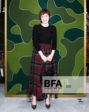 Sophia Lillis Instagram - Thanks so much @dior for having me these past few days and for letting me take over your Instagram story! I had a great time!

outfits: @dior
hair and makeup: @susannaromano_salonaks @sadahsaltzman @salonaks