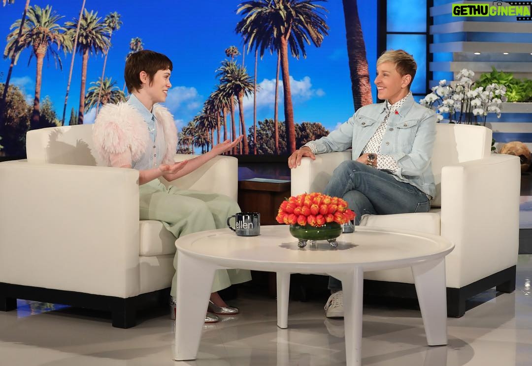 Sophia Lillis Instagram - Had so much fun on @theellenshow promoting #NancyDrew which comes out this Friday! Thanks so much for having me! Wearing @delpozo and @louboutinworld and hair/makeup by @blondiemua