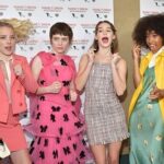 Sophia Lillis Instagram - Had so much fun at the #NancyDrew premiere yesterday! So great to see everyone and I’m so excited for you all to see it on March 15! Dress by @rodarte Shoes by @miumiu Earrings by @apmmonaco Styling by @chrishoran20 Hair and makeup by @blondiemua