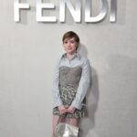 Sophia Lillis Instagram - Had the best time at the Fendi show at NYFW! Thanks so much for having me and thanks so much @yeseniamartinez1122 for coming with me! @fendi @mrkimjones @silviaventurinifendi #FendiBaguette