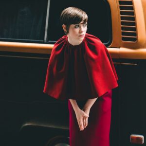 Sophia Lillis Instagram - My interview with @storyandrain is out now! Thanks so much for having me! Link in bio.
Photography by @kat_in_nyc
Hair by @peterbutlerhair
Styling by @annakatsanis
Makeup by @nikimnray