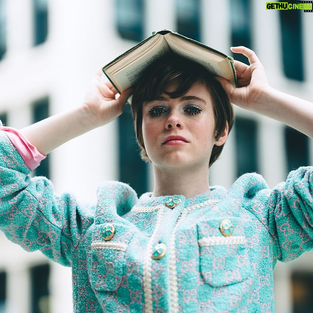 Sophia Lillis - 392K Likes - My interview with @storyandrain is out now! Thanks so much for having me! Link in bio.
Photography by @kat_in_nyc
Hair by @peterbutlerhair
Styling by @annakatsanis
Makeup by @nikimnray