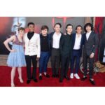Sophia Lillis Instagram - From the @itmovieofficial premiere Monday night. Thanks to the cast and crew, especially @andy_muschietti and @barbaramus, for this amazing opportunity! Hair and makeup by @blondiemua, styling by @erinwalshnyc, dress by @prada, shoes by @aquazzura.