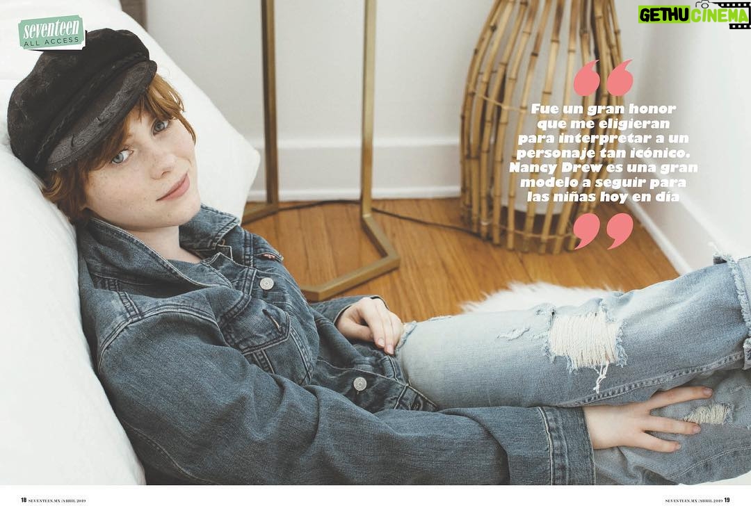 Sophia Lillis Instagram - Catch my interview for the April issue of Seventeen Mexico! @seventeenmx #aprilissue #17Squad Production by @ben_bass @samayoafernanda Photos by @catielaffoon Makeup by @kimbermakeup Styling by @tarzinichols