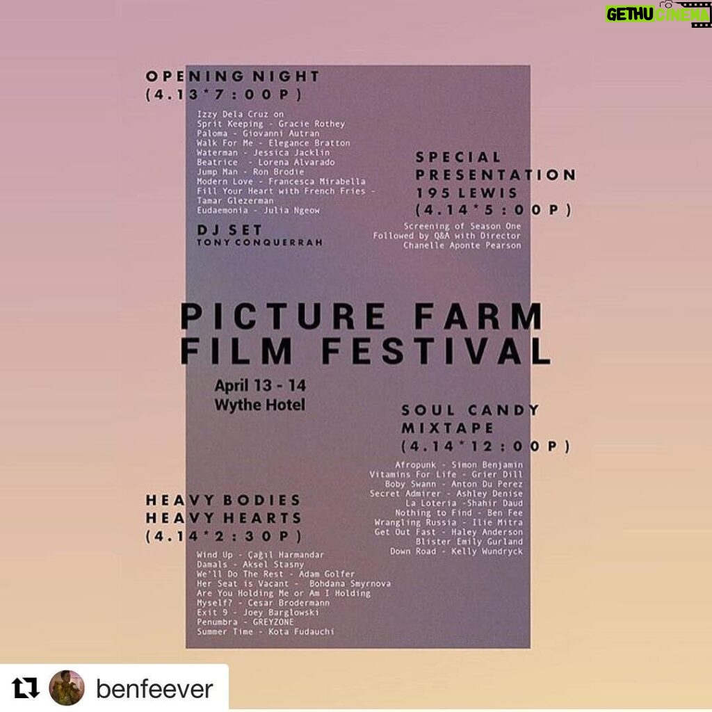 Sophia Lillis Instagram - If you’re going to be NYC in April check out the Picture Farm Film Festival and catch the music video I did with @thewarondrugs! #Repost @benfeever with @get_repost ・・・ If you're in NYC mid April, check out the picture farm film festival (@picturefarmpro) and peep my video for @thewarondrugs at one of the screenings. @wythehotel is hosting, and their burgers are so good. Thanks @w1nn1th for the opportunity! #burgers #picturefarmfilmfest #filmfest