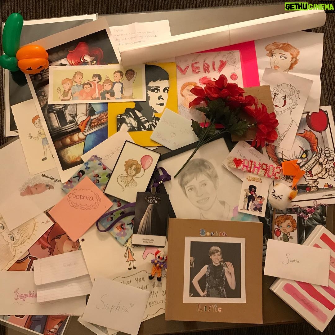 Sophia Lillis Instagram - I had an amazing time at Spooky Orlando. Thanks guys for coming out to meet me and for all the wonderful gifts and letters! It means a lot!!