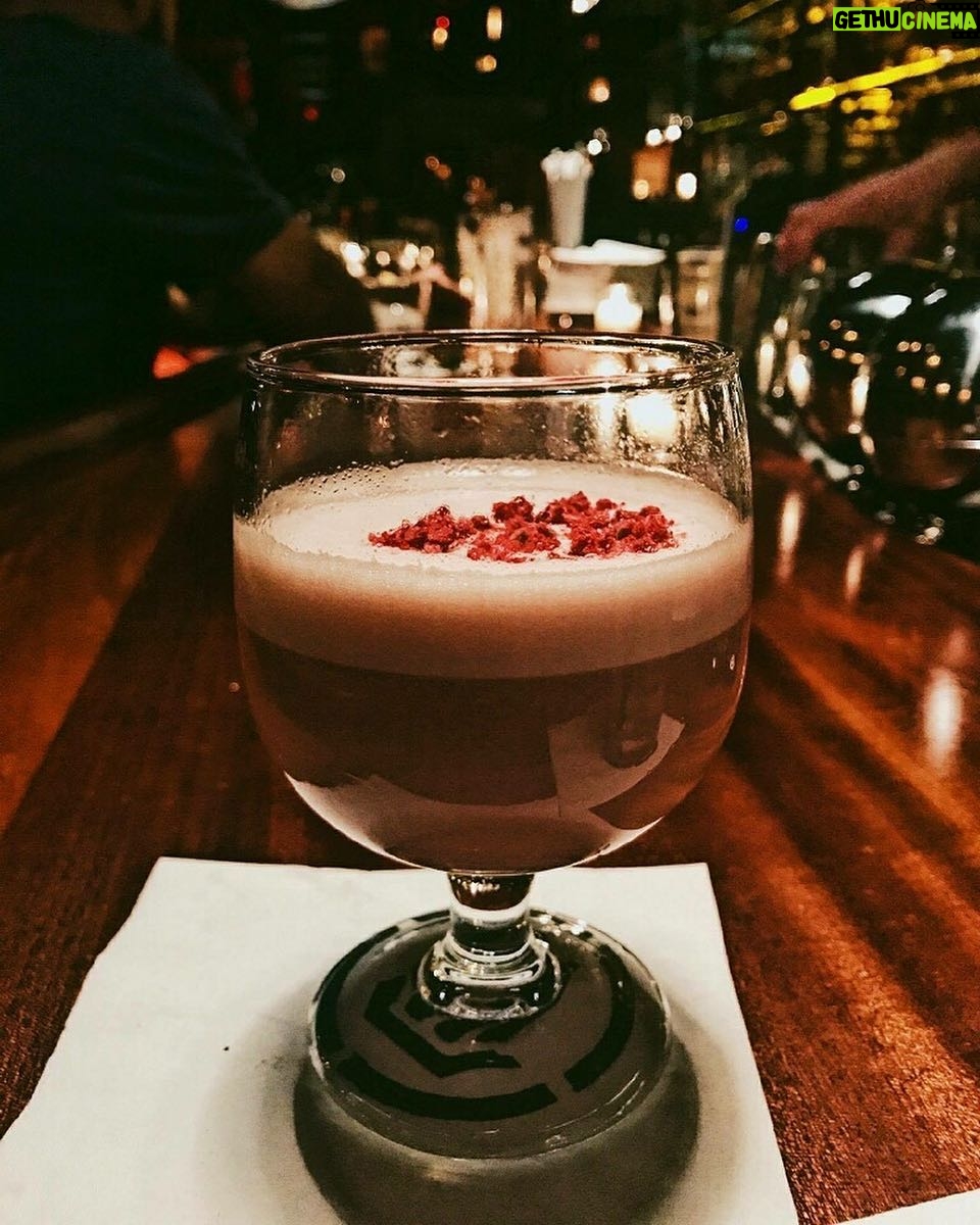 Sophia Lillis Instagram - My stepbrother Philip has created another great drink (or so I’m told) called “January Embers” - if you’re over 21 you should check it out at Macao trading company. If you see Philip bartending say hi from me 🤗 Macao Trading Co