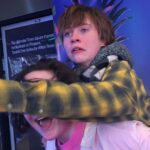 Sophia Lillis Instagram - move over @ethansaslater there’s only room for two buff gingers in this town // LOVED THE @spongebobbway MUSICAL, I LAUGHED CRIED SCREAMED ETC. GO SEE IT!! The Palace Theatre