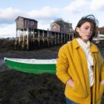 Sophia Lillis Instagram - Me, a boat, and some rocks in Maine. Thanks @cmellevold for capturing these profoundly special moments for @amazonprimevideo