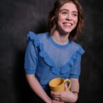 Sophia Lillis Instagram - Getting ready for the Today Show in Australia! It’s 6:30pm in Brooklyn so having a cup of tea to get in the morning state of mind. 📸: @cmellevold top: @majeparis hair and makeup: @sadahsaltzman