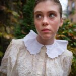 Sophia Lillis Instagram - Love this blouse with its cool take on the pilgrim collar! That reminds me, make sure to watch Uncle Frank on Thanksgiving Day! Top: @louisvuitton Hair and Makeup: @sadahsa 📷: @cmellevold