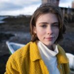 Sophia Lillis Instagram - Me, a boat, and some rocks in Maine. Thanks @cmellevold for capturing these profoundly special moments for @amazonprimevideo