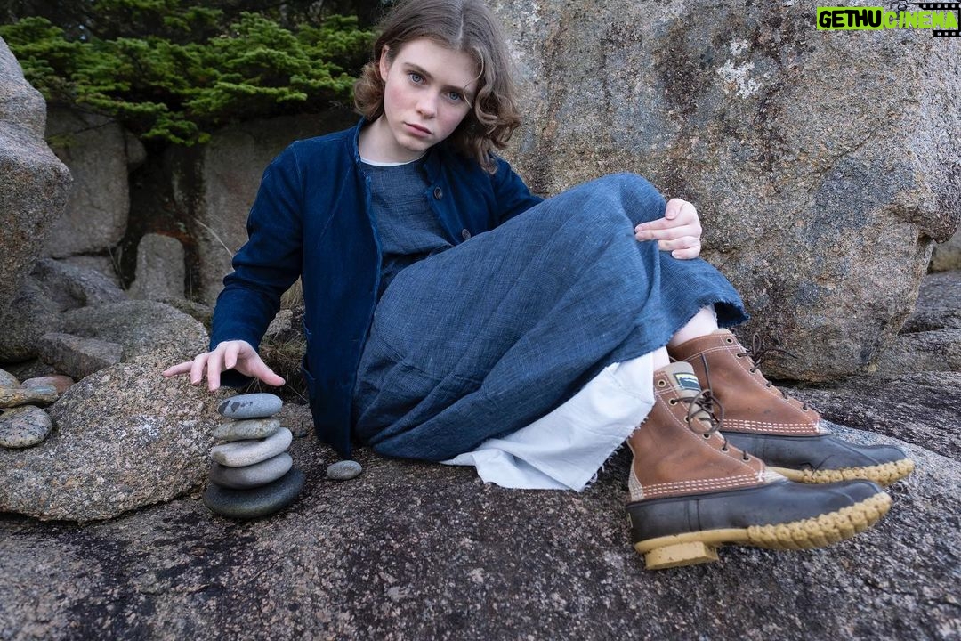 Sophia Lillis - 539.7K Likes - Me, a boat, and some rocks in Maine. Thanks @cmellevold for capturing these profoundly special moments for @amazonprimevideo