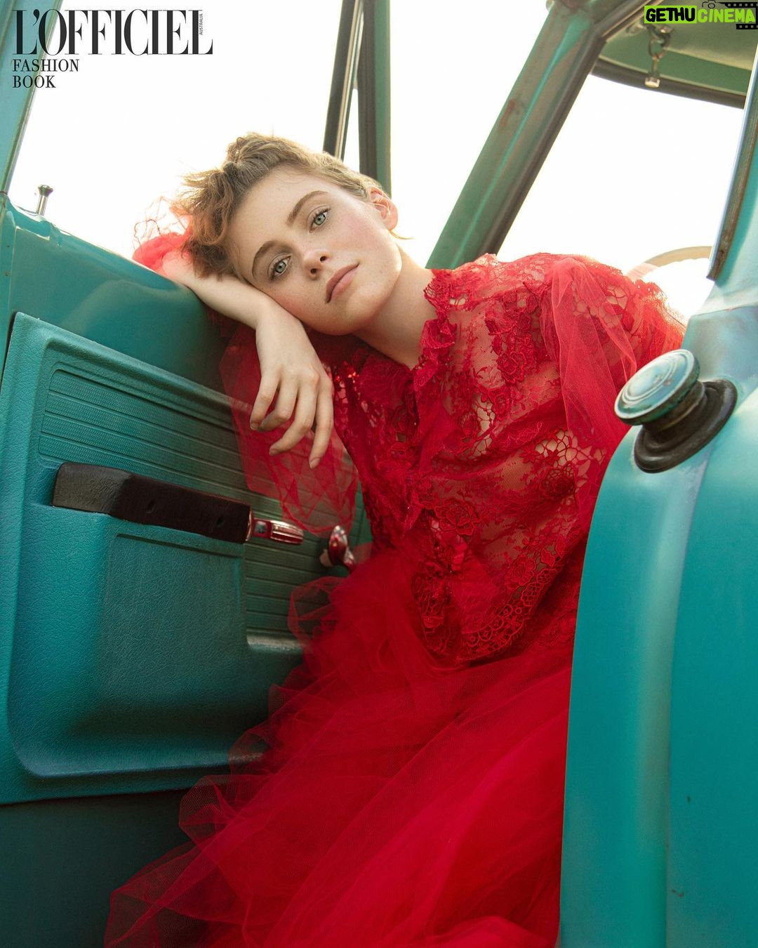 Sophia Lillis - 558.8K Likes - I can’t drive.
My article for L’Officiel Fashion Book Australia is out now, link in bio!
Creative Director & Photographer: Mike Ruiz @mikeruizone
Editor-in-Chief: Dimitri Vorontsov @dimitrivorontsov
Fashion Stylist: Alison Hernon at Agency Gerard Artists @718blonde
Hair: Sirsa at Art Department @_sirsa_
Makeup: Renee Garnes at Next Artists @reneegarnes
Publication: L’Officiel Fashion Book Australia @lofficielau
Location: Red Wagon Farms, Manalapan NJ @red_wagon_farm_market
Special thanks to Dan Keane for the customized vintage Chevy pickup!