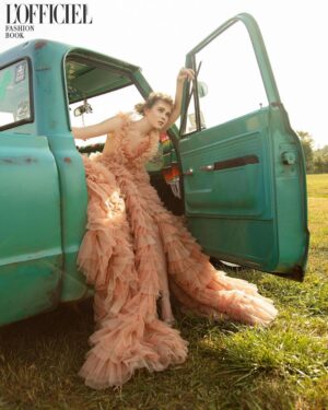 Sophia Lillis Instagram - I can’t drive.

My article for L’Officiel Fashion Book Australia is out now, link in bio!

Creative Director & Photographer: Mike Ruiz @mikeruizone
Editor-in-Chief: Dimitri Vorontsov @dimitrivorontsov
Fashion Stylist: Alison Hernon at Agency Gerard Artists @718blonde
Hair: Sirsa at Art Department @_sirsa_
Makeup: Renee Garnes at Next Artists @reneegarnes
Publication: L’Officiel Fashion Book Australia @lofficielau
Location: Red Wagon Farms, Manalapan NJ @red_wagon_farm_market
Special thanks to Dan Keane for the customized vintage Chevy pickup!