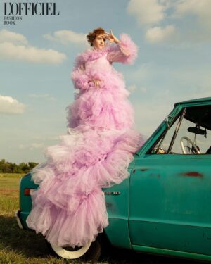 Sophia Lillis Instagram - I can’t drive.

My article for L’Officiel Fashion Book Australia is out now, link in bio!

Creative Director & Photographer: Mike Ruiz @mikeruizone
Editor-in-Chief: Dimitri Vorontsov @dimitrivorontsov
Fashion Stylist: Alison Hernon at Agency Gerard Artists @718blonde
Hair: Sirsa at Art Department @_sirsa_
Makeup: Renee Garnes at Next Artists @reneegarnes
Publication: L’Officiel Fashion Book Australia @lofficielau
Location: Red Wagon Farms, Manalapan NJ @red_wagon_farm_market
Special thanks to Dan Keane for the customized vintage Chevy pickup!